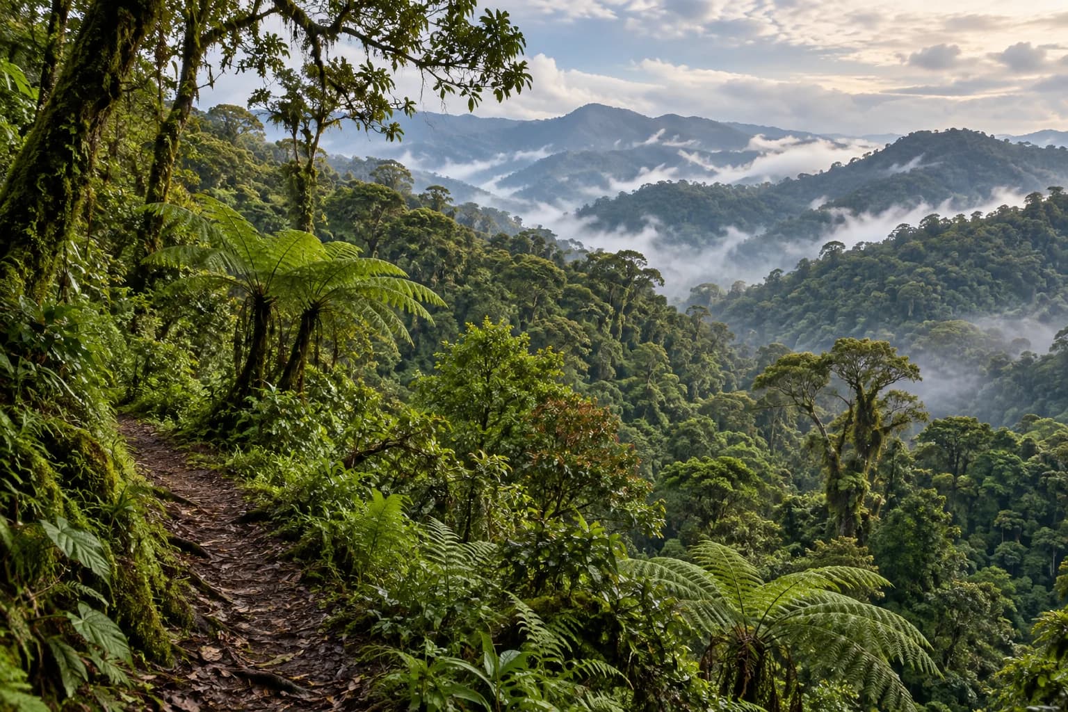 AI-generated illustration of Nyungwe National Park
